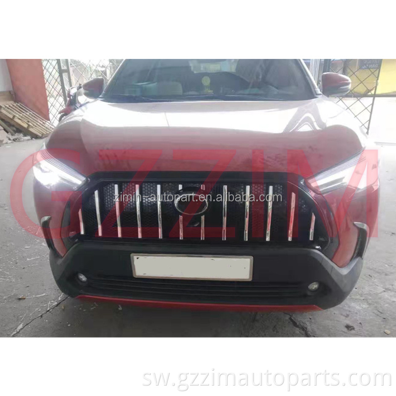 Mbele na nyuma na upande wa mwili kwa toy-ta cor-li msalaba 2021